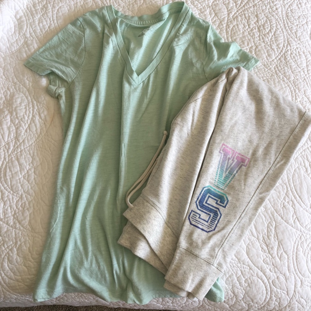 Victoria’s Secret Light Gray Sweatpants